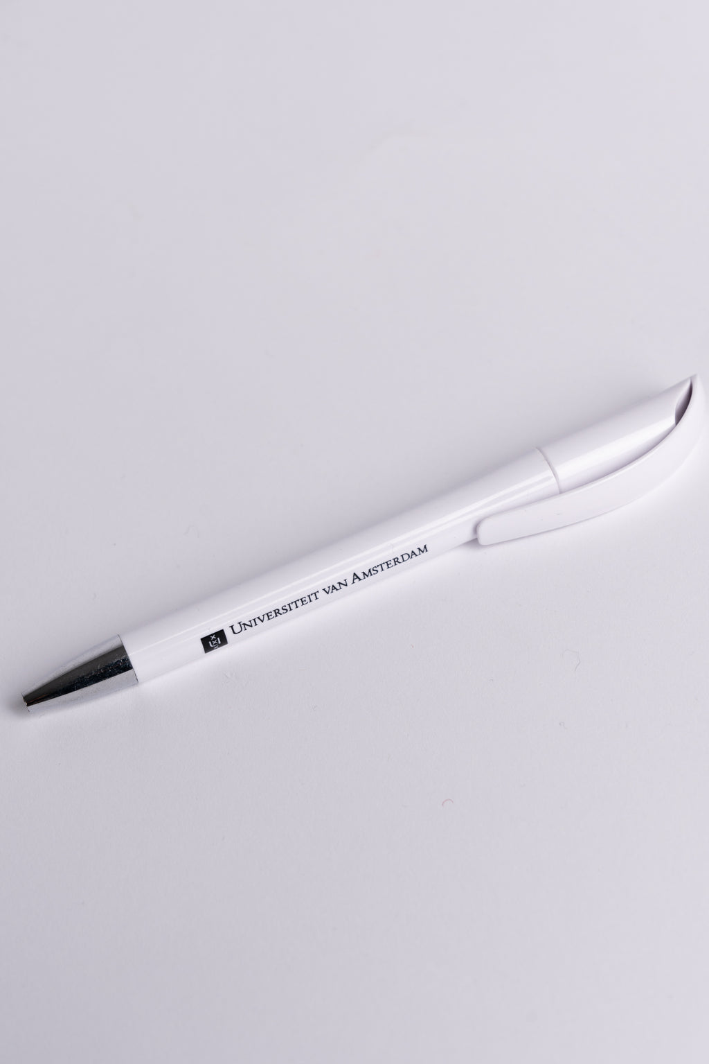 Pen with the University of Amsterdam logo in different colors