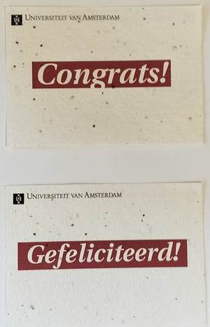 Ansicht kaarten van de Universiteit van Amsterdam