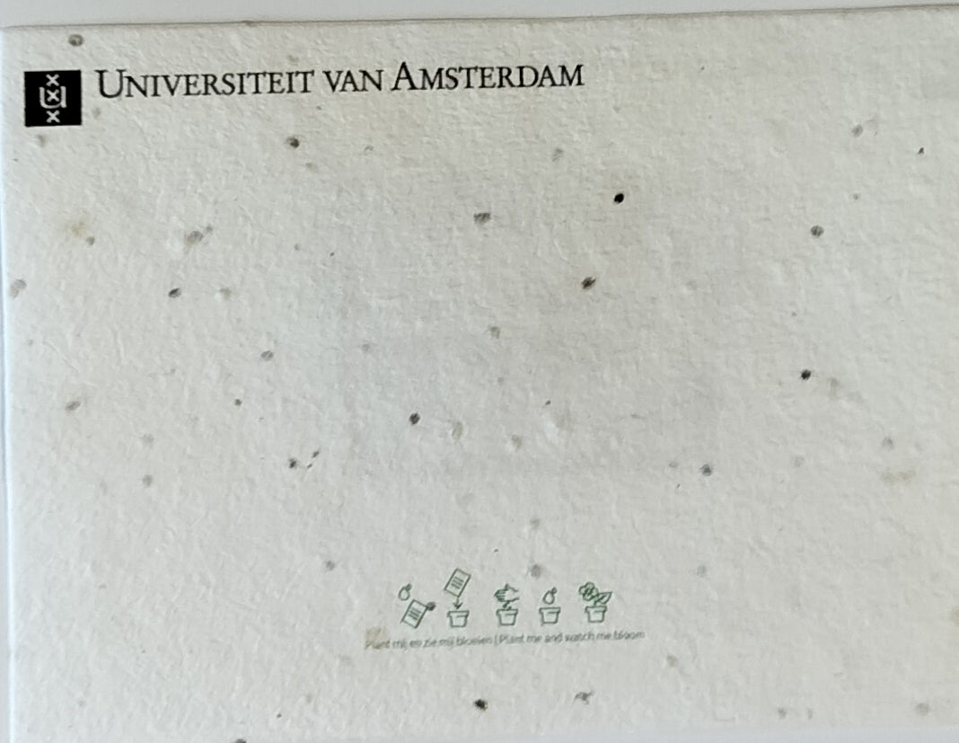 Kerstkaart Universiteit van Amsterdam